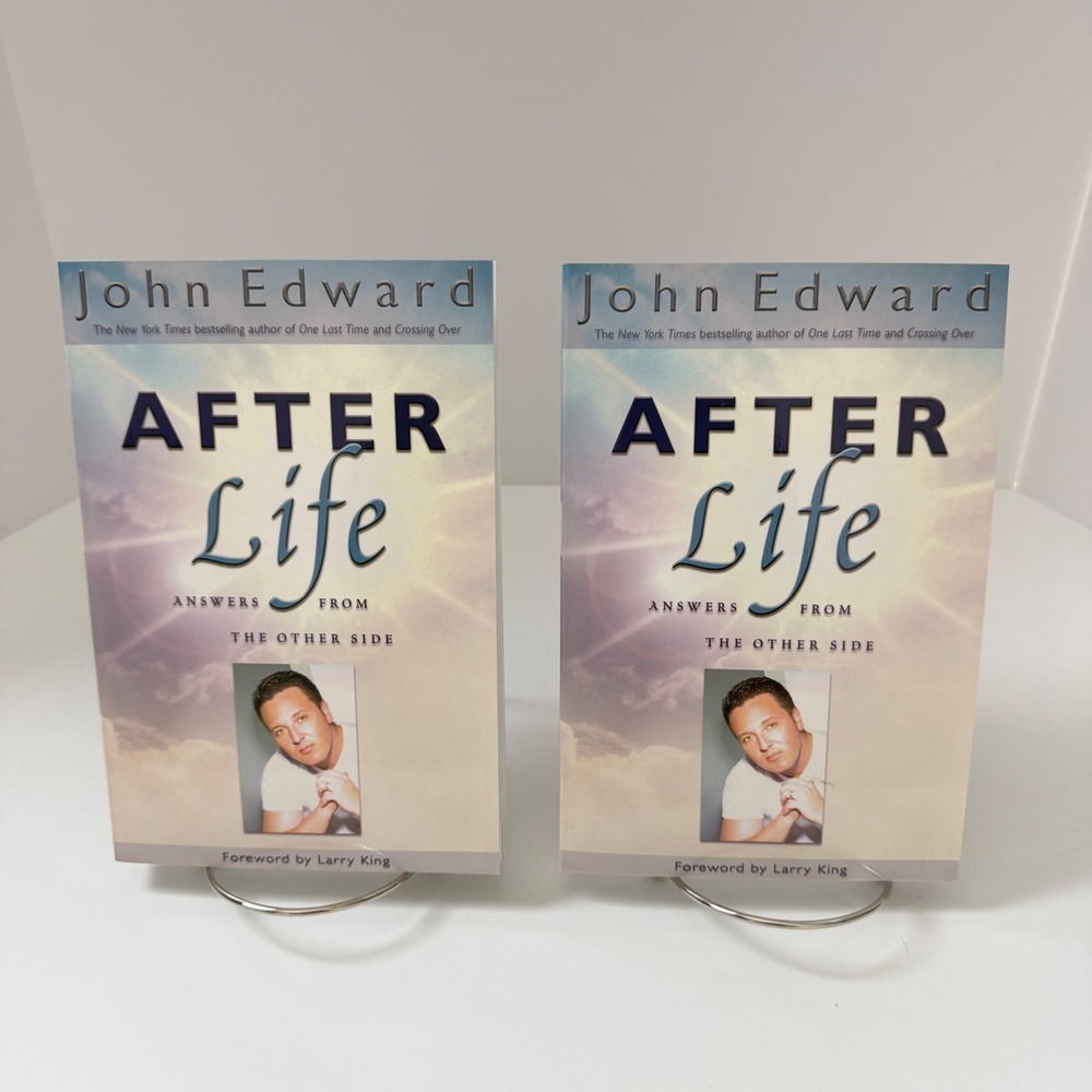 John Edward After Life Answers From the Other Side Signed Paperback Book